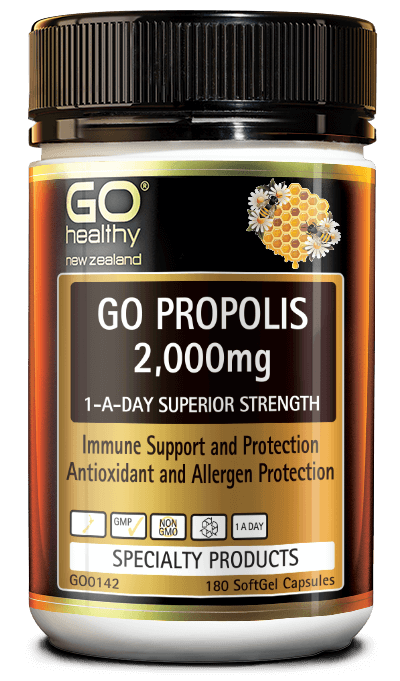 Go Healthy Propolis 2,000MG 180 Capsules