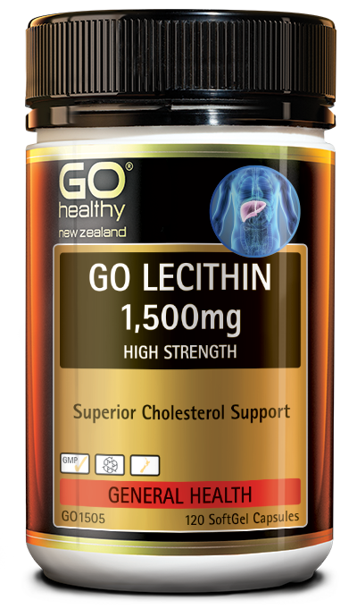 Go Healthy Lecithin 1,500MG 120 capsules