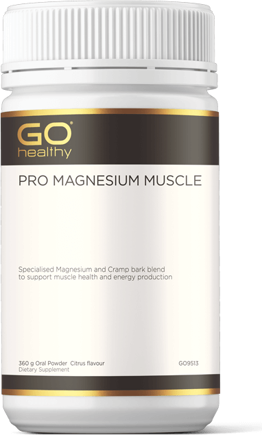 Go Healthy PRO MAGNESUIM MUSCLE 360 gm powder citrus