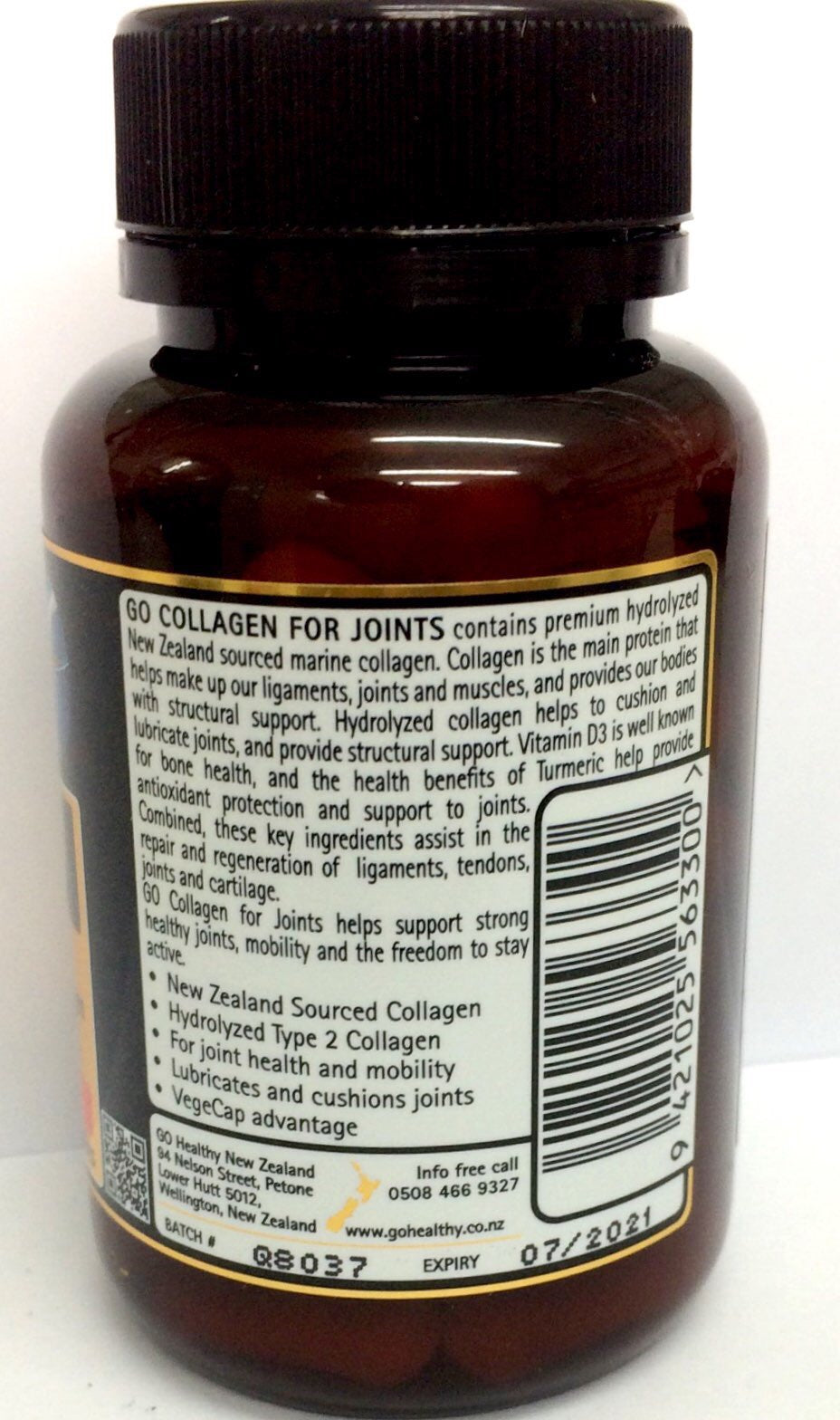 Go Healthy Go Collagen For Joints 60 capsules - Pakuranga Pharmacy