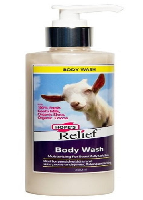 Hopes Relief Goats Milk Body Wash 250 ml - Pakuranga Pharmacy