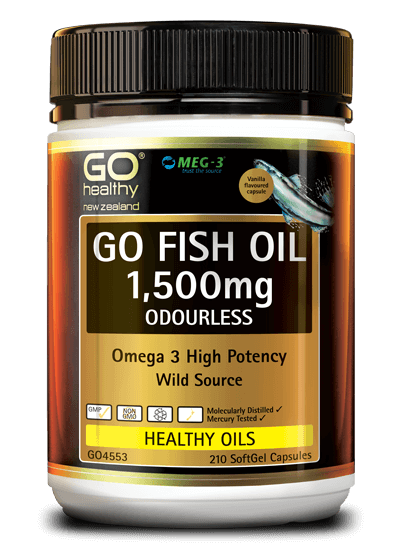 Go Healthy Fish Oil Odourless 1500 mg 210 capsules