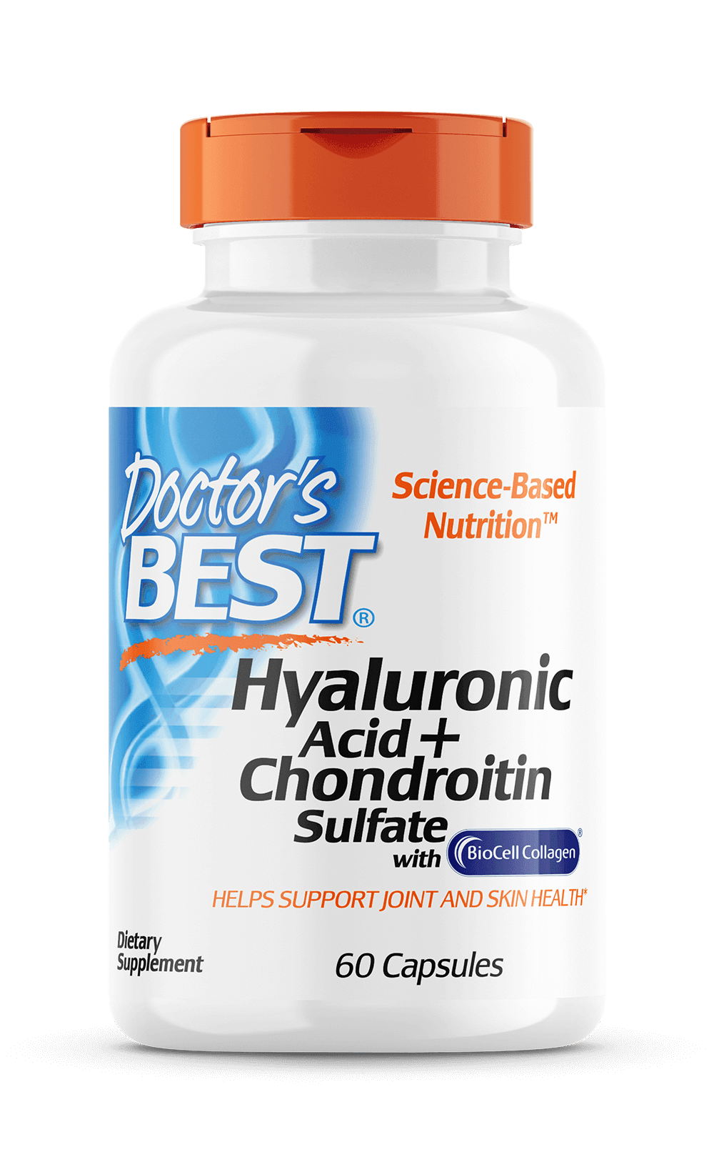 Doctor's Best Hyaluronic Acid + Chondroitin Sulfate 60 Capsules