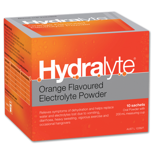 Hydralyte 10 sachets Orange flavour