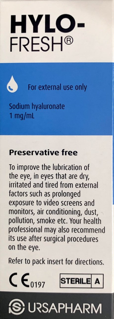 HYLO-Fresh Lubricating Eye drops 10ml - Pakuranga Pharmacy