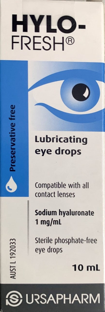 HYLO-Fresh Lubricating Eye drops 10ml - DominionRoadPharmacy