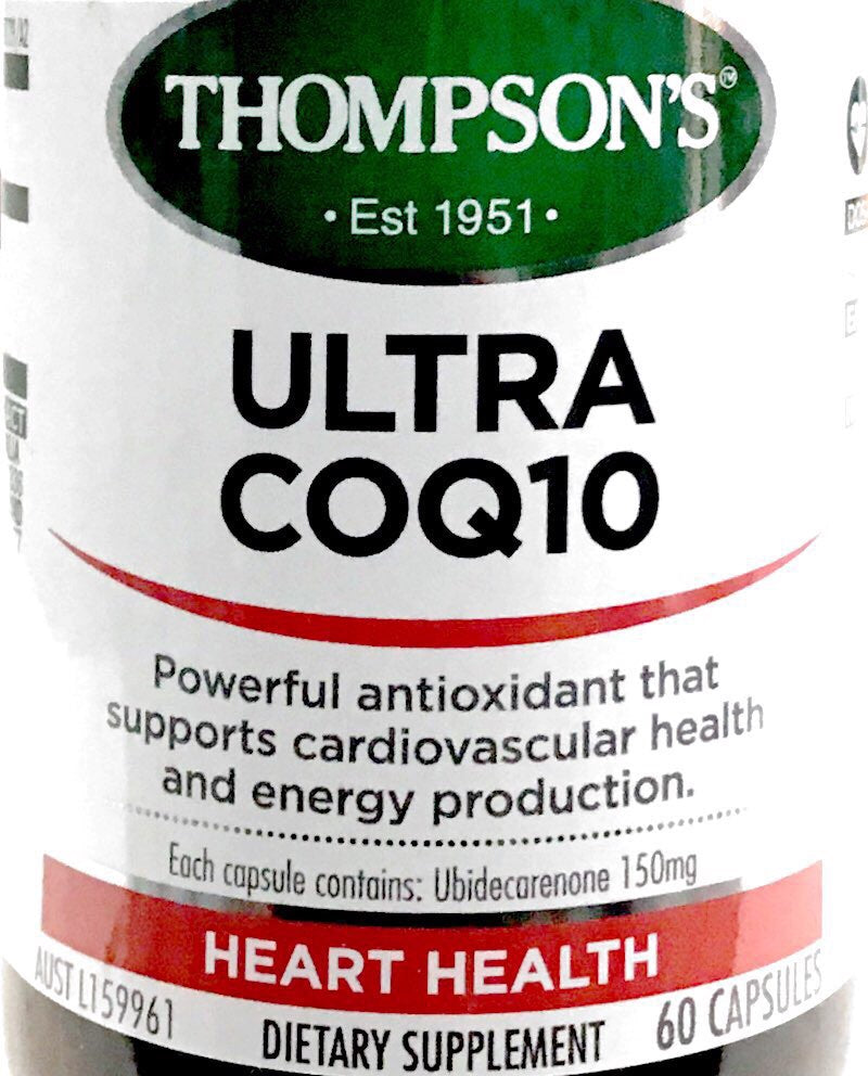 Thompsons Ultra COQ10 150mg  - 60 Capsules