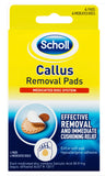 Scholl Callus Removal Pads Medicated Disc System