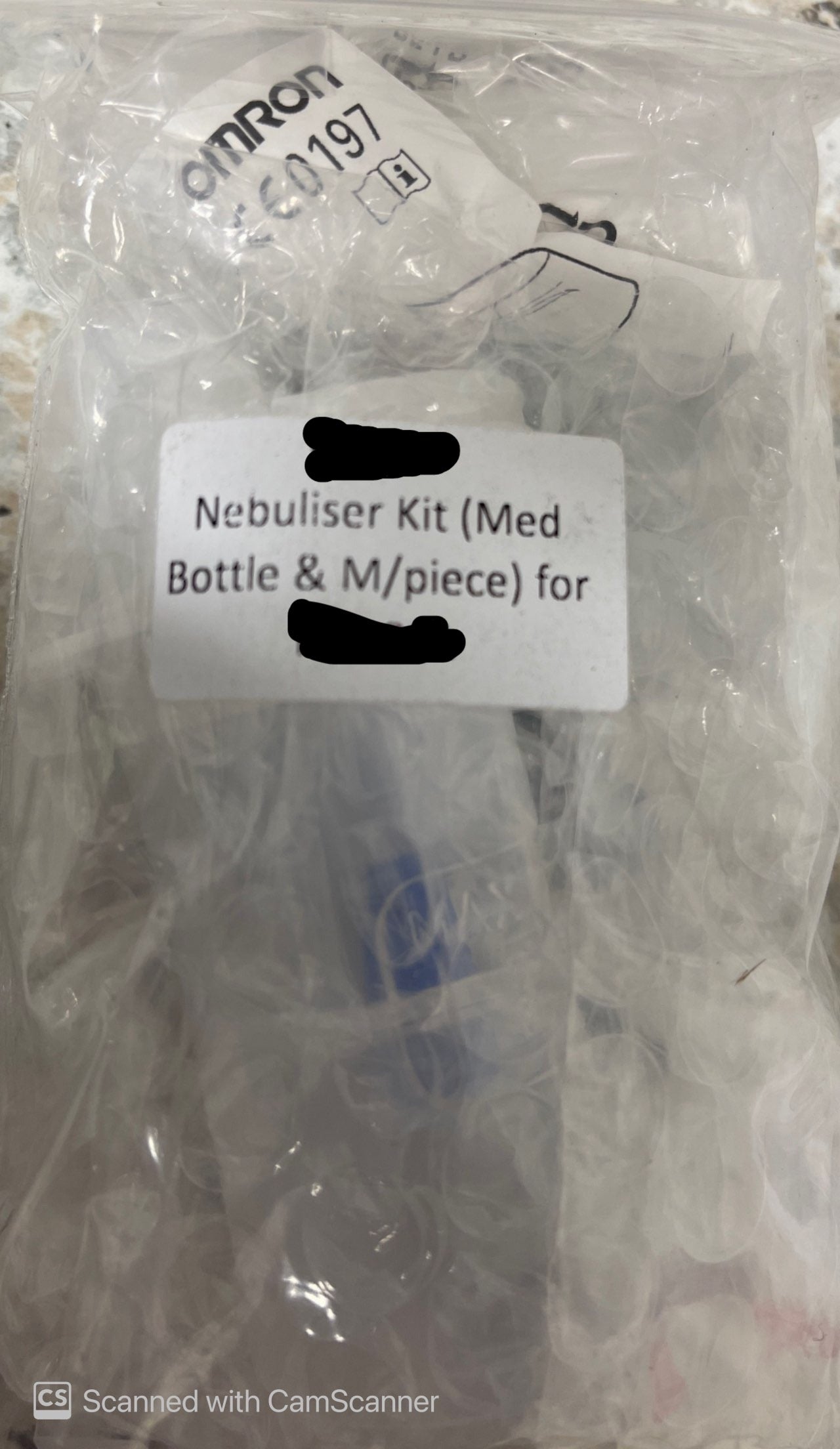 Omron NEC 803 Nebuliser kit( Med bottle & M/piece)