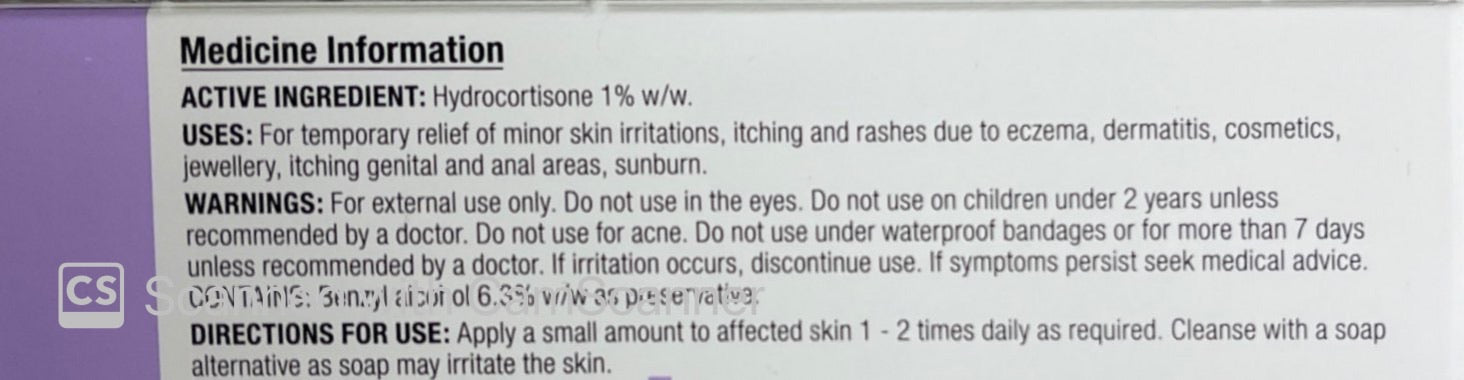 Dermaid 1% Hydrocortisone cream 30 gm