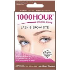 1000 Hour Plant Extract Lash & Brow Dye Kit - Medium Brown