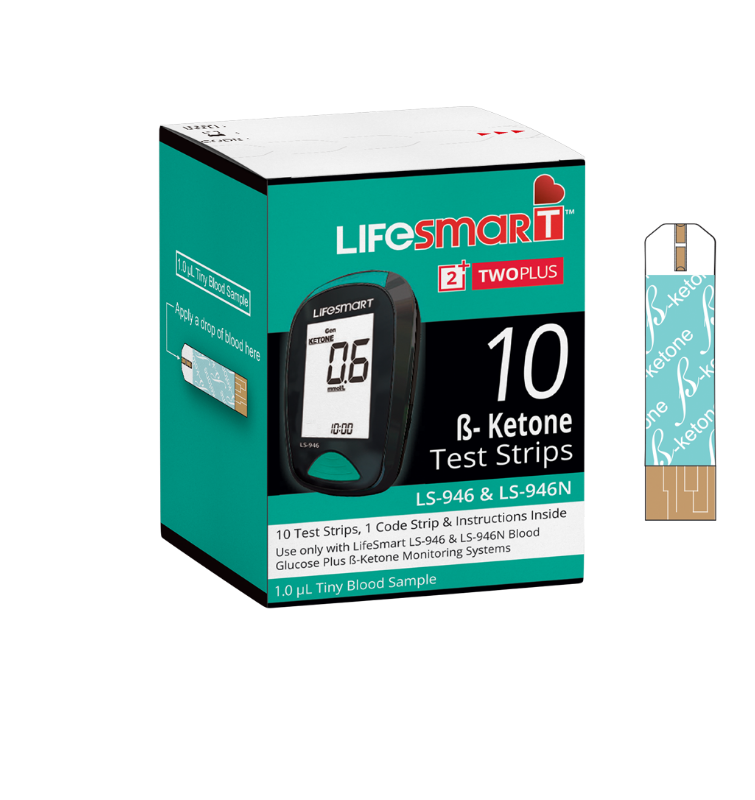 Lifesmart Blood Ketone Test Strips 10