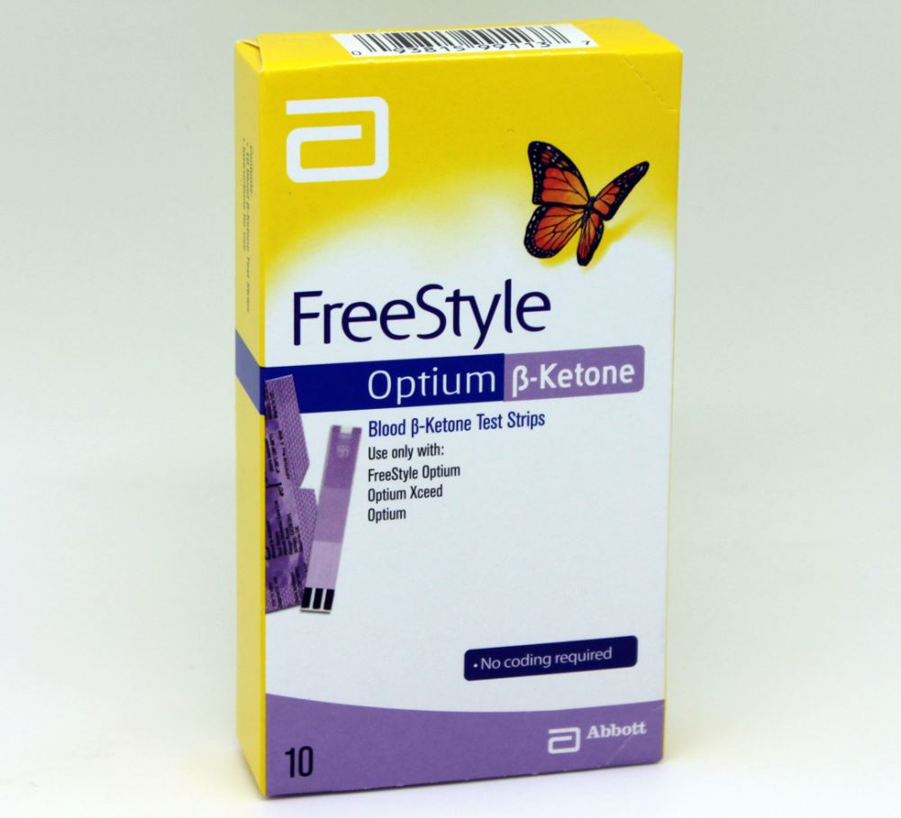 ABBOTT OPTIUM FREESTYLE KETONE TEST STRIPS 10s - Pakuranga Pharmacy