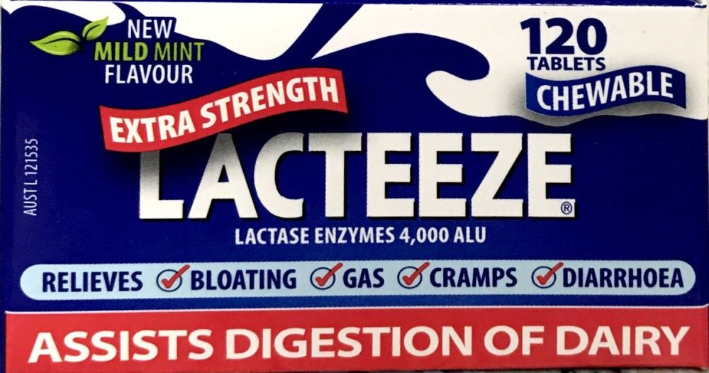 Lacteeze Extra Strength 120 Tablets - Pakuranga Pharmacy