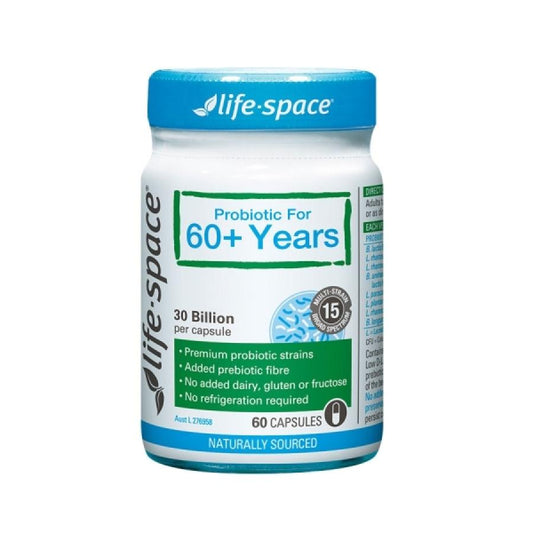 Life-Space Probiotic for 60+ Years 60 capsules