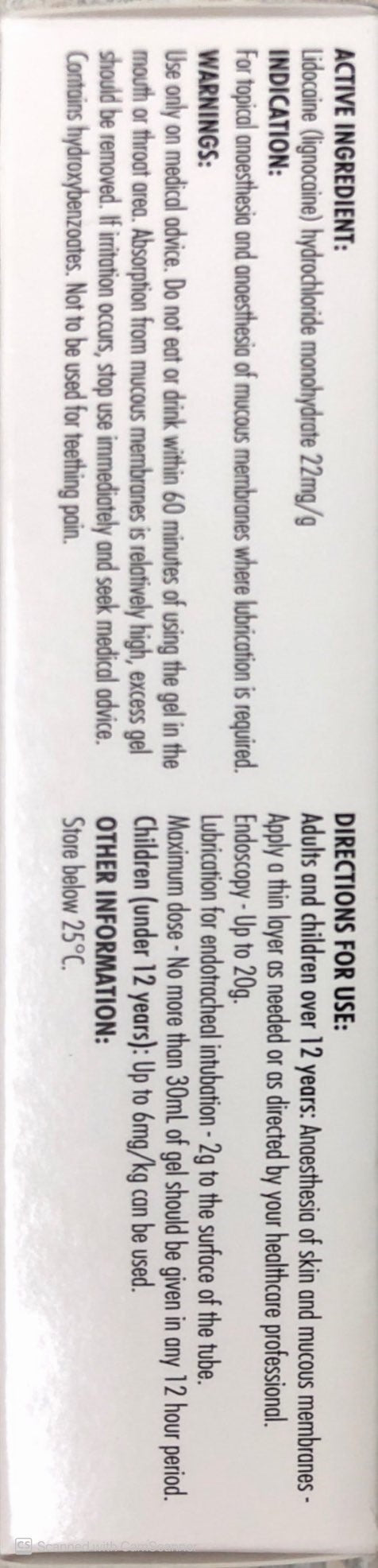 Lignocaine Gel 2% 20g