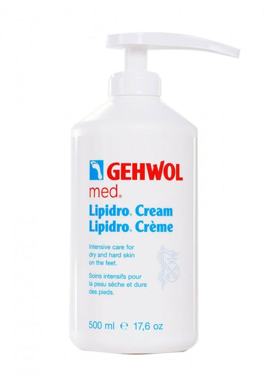 Gehwol Med Lipidro Cream  Intensive Care for Dry and Hard Skin 500 ml