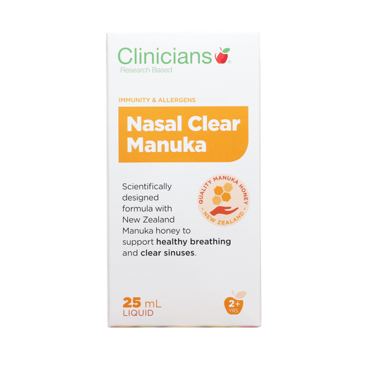 Clinicians Nasal Clear Manuka Liquid 25ml - Pakuranga Pharmacy