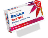 MAXICLEAR SINUS RELIEF TABLETS 30