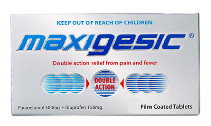 Maxigesic tablets- Qty restriction applies