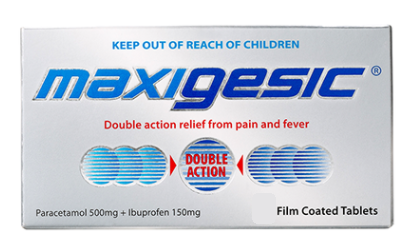 Maxigesic Tablets - Qty Restriction Applies, Effective Pain Relief