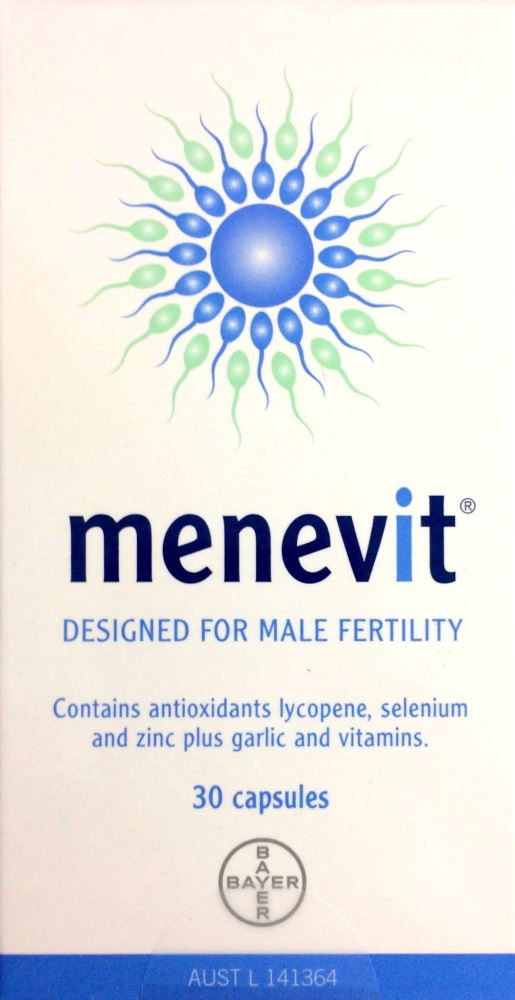 Menevit Male Fertility Supplement 30 capsules - Pakuranga Pharmacy