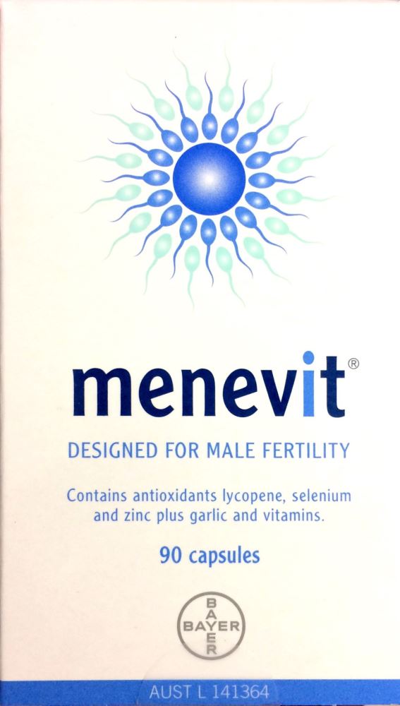 Menevit Male Fertility Supplement 90 capsules - Pakuranga Pharmacy