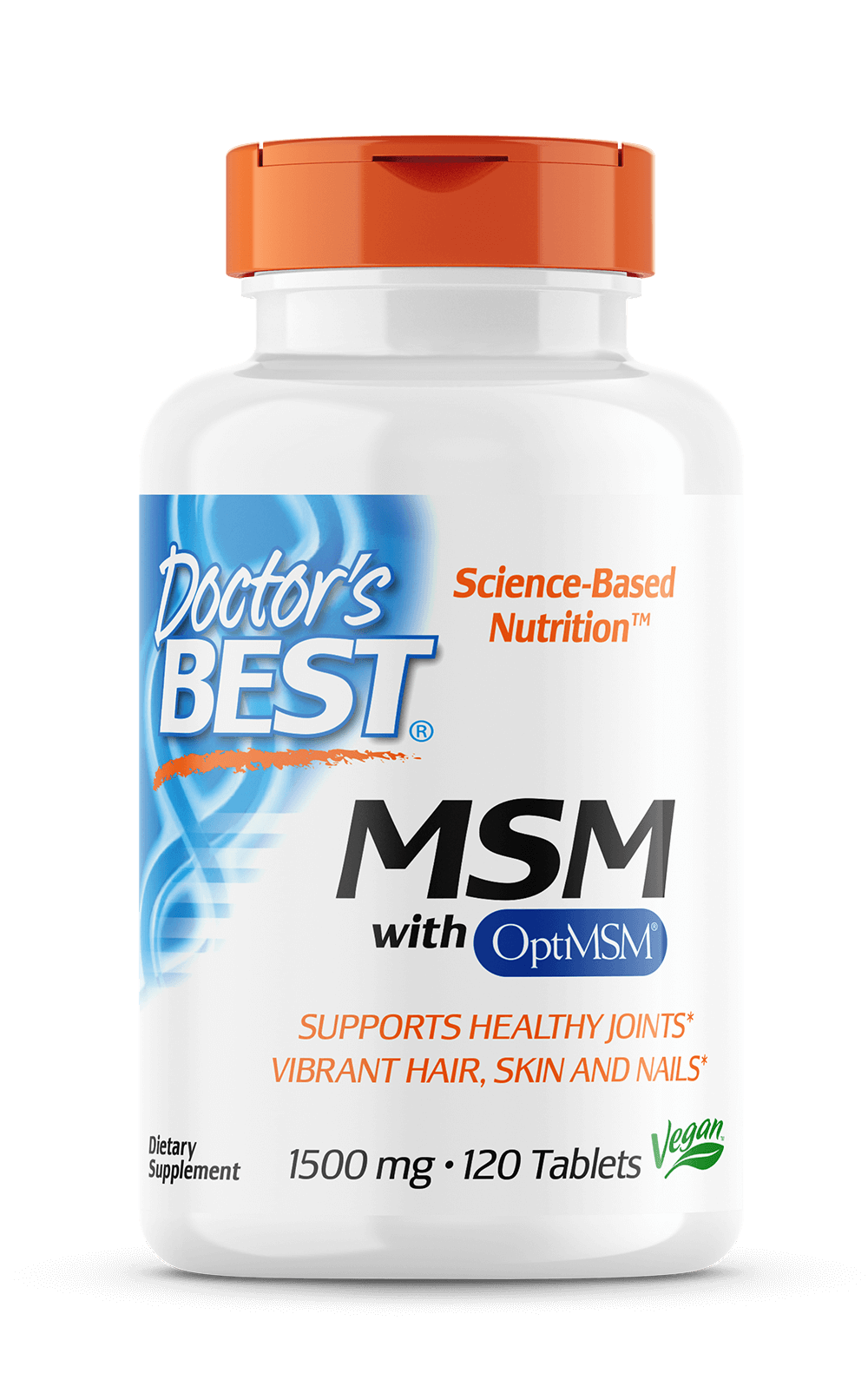 Doctor's Best MSM 1500mg with OPTIMSM 120 tablets