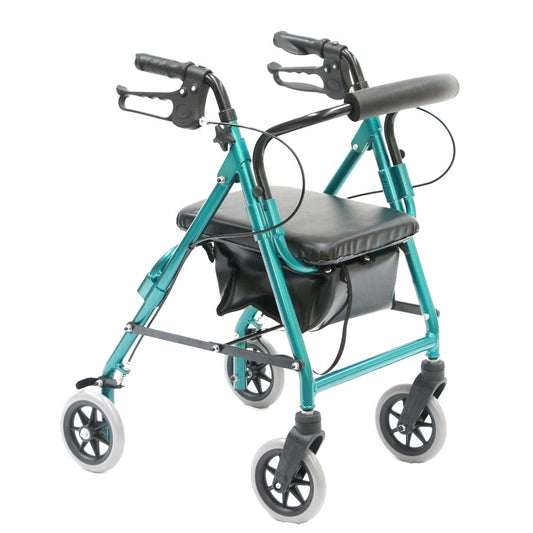 Rollator - Petite 6” Wheel Rollator Green