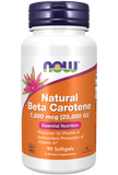 now Beta_Carotene Natural 25,000iu (algae) 90 softgels