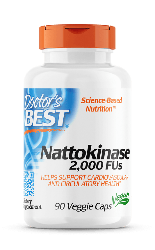 Doctor's Best Nattokinase 2,000FU 90 vege capsules
