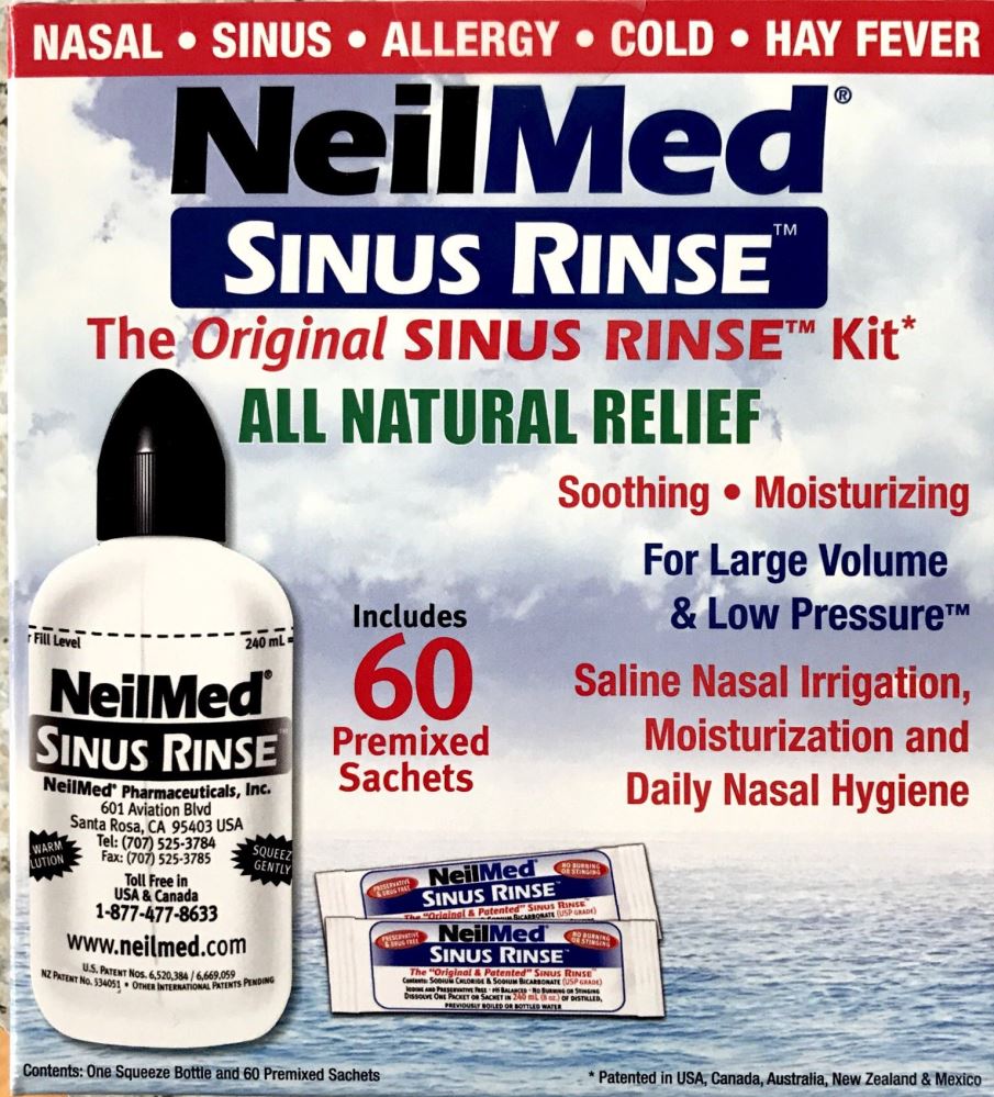 Neilmed Sinus Rinse kit 240 ml ( 60 Sachets) - Pakuranga Pharmacy