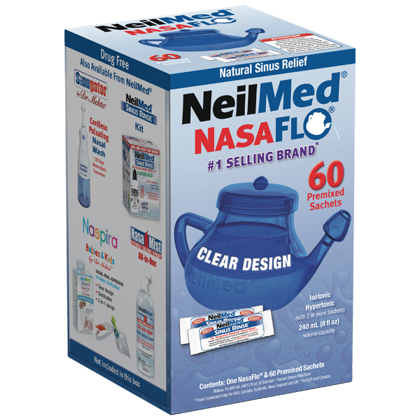 Neilmed Sinus Rinse Neti Pot 60 sachets - Pakuranga Pharmacy