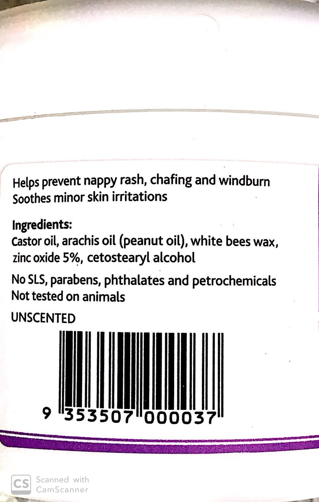Zinc and Castor Oil Ointment 500 gm
