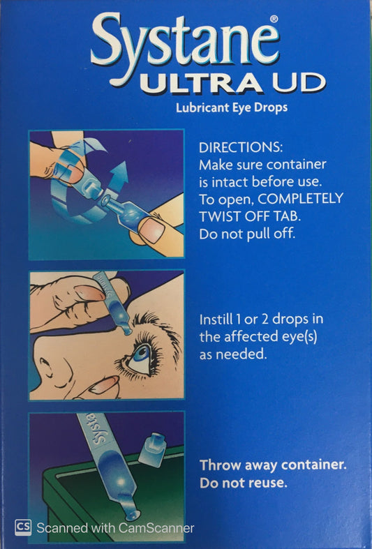 Systane Ultra UD Lubricating Eye Drops 25*0.5ml