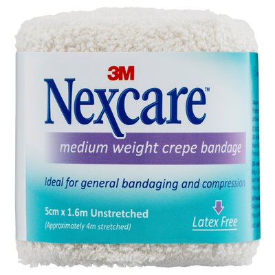 Nexcare Medium Weight Crepe Bandage 5 cm x 1.6 m