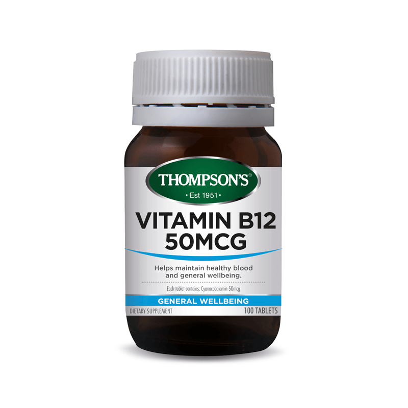Thompsons Vitamin B12 50mcg 100 Tablets