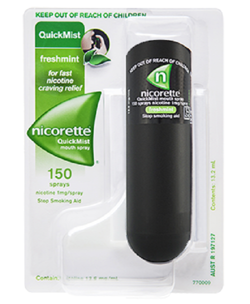 Nicorette QuickMist Mouth Spray 150 sprays Fresh Mint