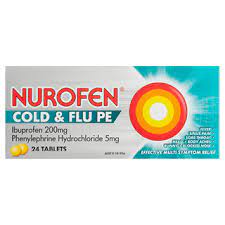 Nurofen PE cold and flu 24 tablets