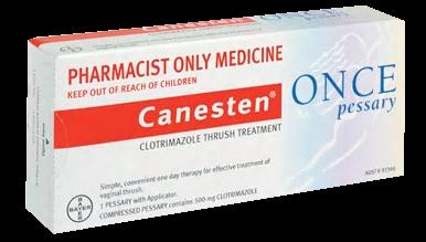 Canesten Once Pessary For Vaginal Thrush - Pharmacist Only Medicine - Pakuranga Pharmacy