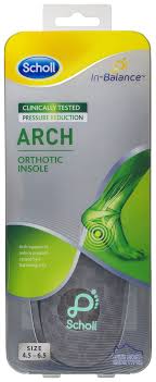 Scholl In Balance Arch Orthotic Insole Small
