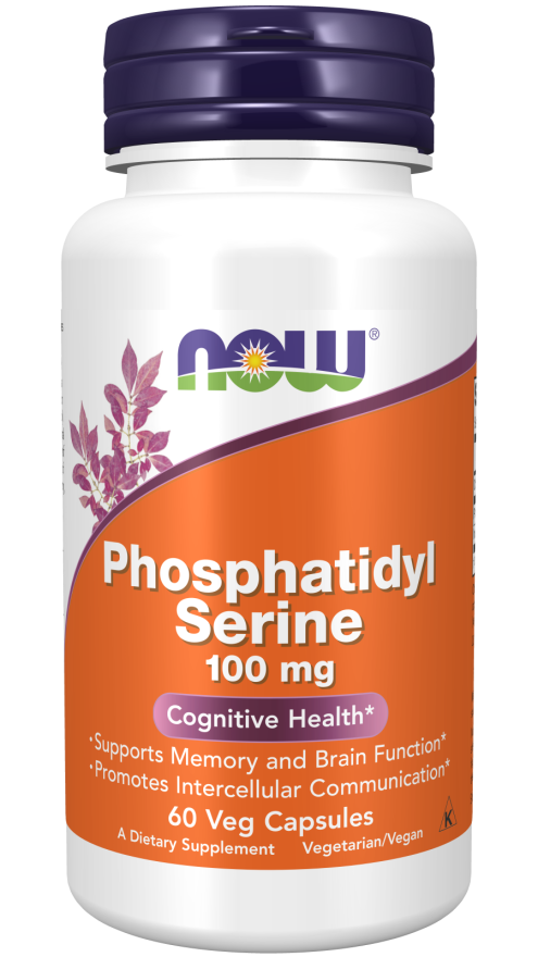 now Phosphatidyl Serine 100 mg 60 Veg Capsules