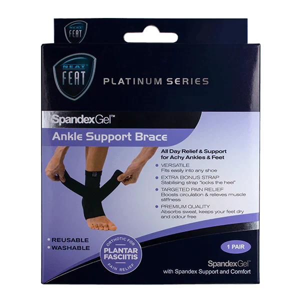 Neat feat Platinum Series Spandex Gel Ankle Support Brace - DominionRoadPharmacy