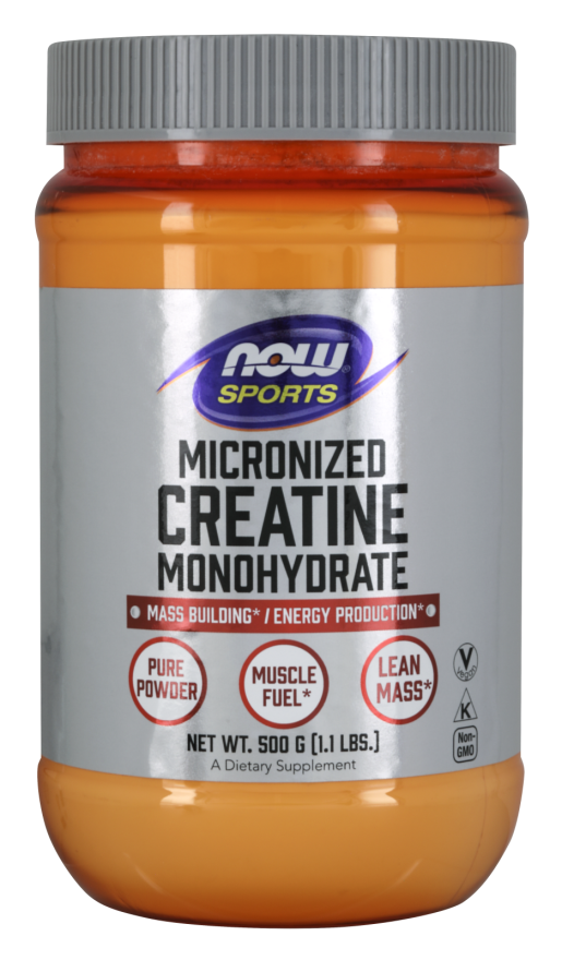 now sports Creatine Monohydrate, Micronized Powder 500 gm