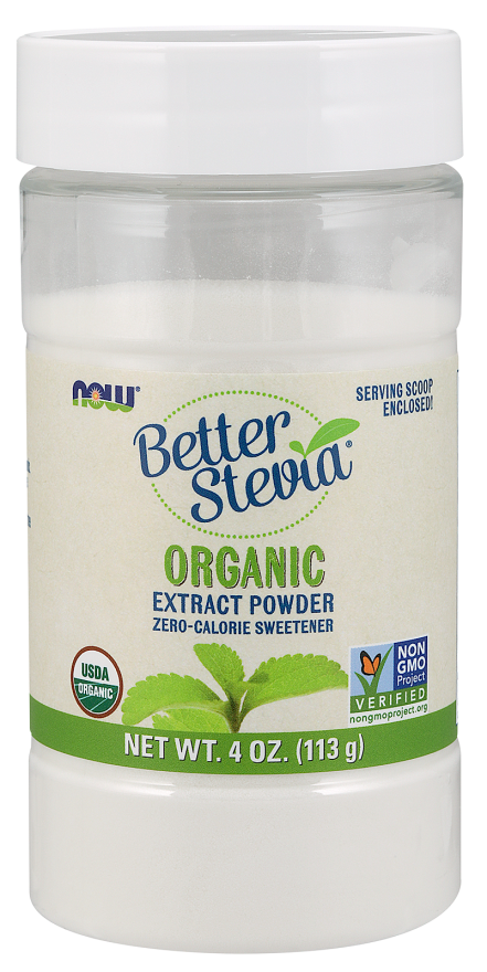 now BetterStevia&reg; Extract Powder, Organic 113 gm