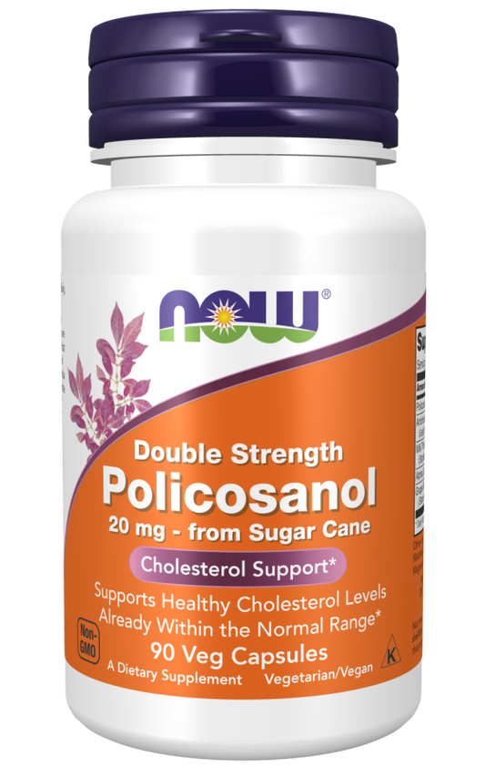 now Policosanol Double Strength 90 mg Veg Capsules