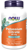 now Potassium Citrate 99 mg 180 Veg Capsules