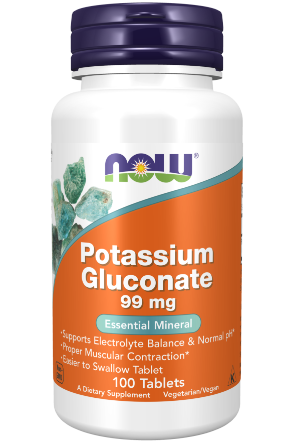 now potassium gluconate 99 mg 100 tabs