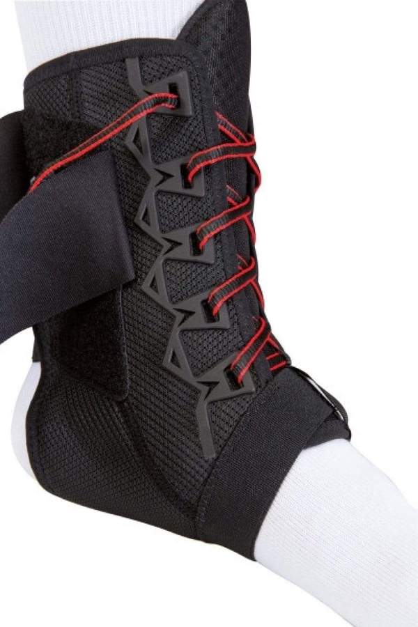 Mueller The One Premium Ankle Brace Lace Up With Figure 8 Strapping