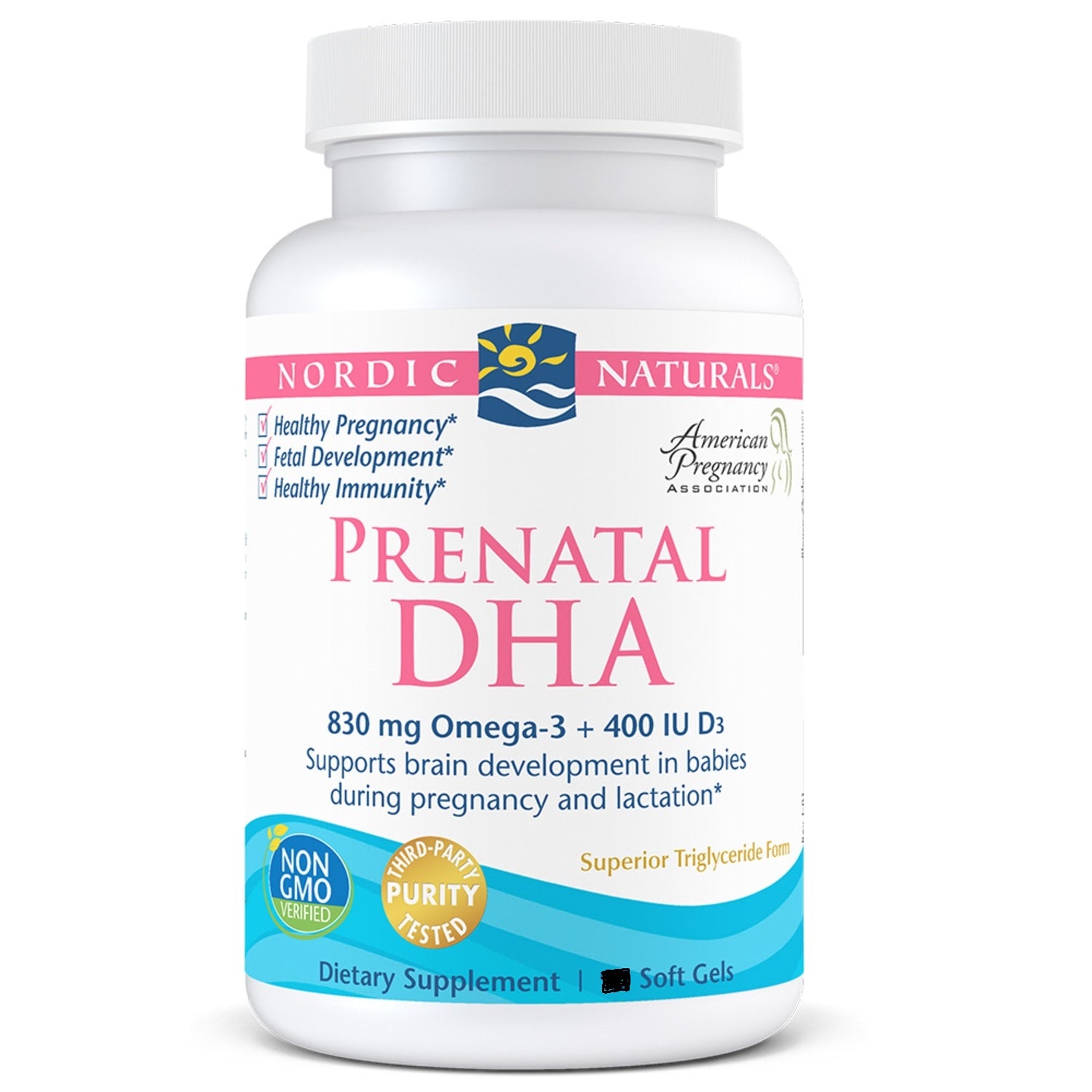 Nordic Naturals Prenatal DHA 180 Soft Gel Capsules